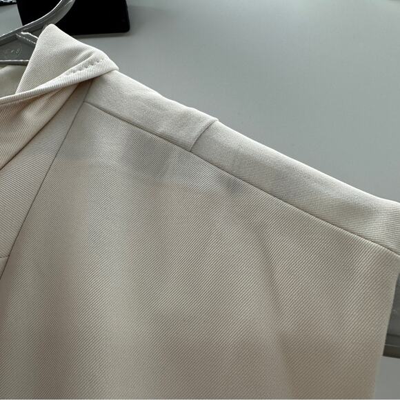 RTR Marina Moscone Collective Cream Long Wrap Vest Coat Sz M - Picture 11 of 16